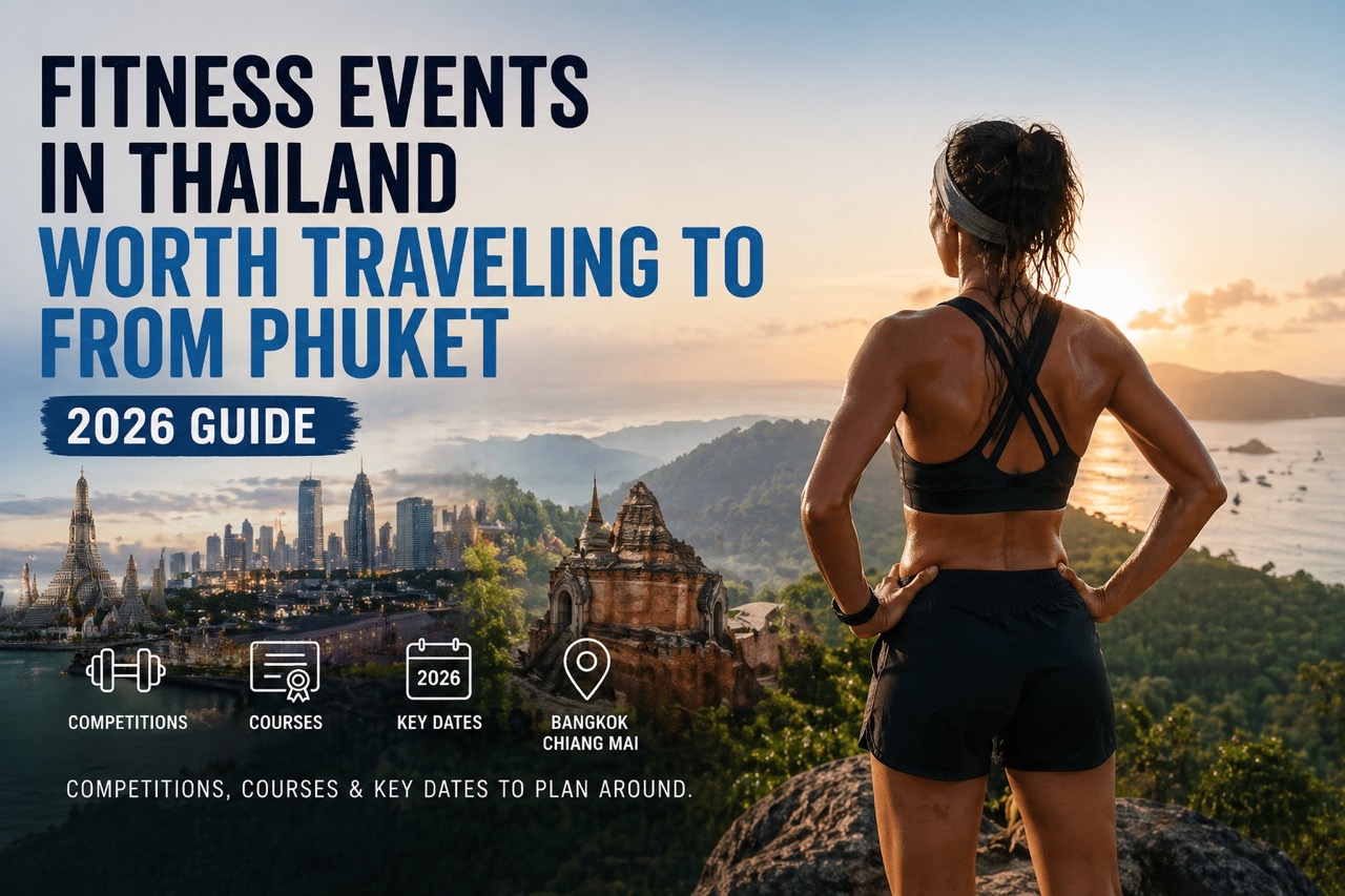 Poster for competitions you can reach from Phuket in 2026
